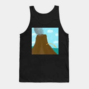 Peeing Volcano Tank Top